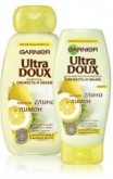 Шампунь Garnier Ultra Doux свежесть и объем "Мягкая глина и лимон"