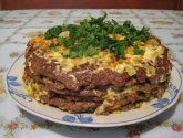 Рецепт приготовления печёночного торта