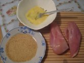 Рецепт приготовления "Куриная отбивная в сухарях"