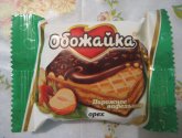 Пирожное вафельное "Обожайка" орех