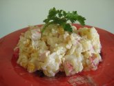 Рецепт приготовления салата с крабовыми палочками