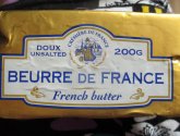 Масло Cremiere de France "Beurre de France" кисло-сливочное несолёное