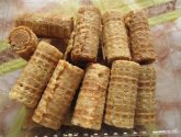 Рулетики вафельные Окей со вкусом и ароматом сгущенного молока