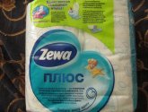 Туалетная бумага Zewa Плюс "Морская свежесть"