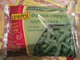 Фасоль стручковая Aretol нарезанная свежезамороженная